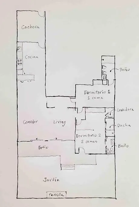Amplia Casa Cerca De Aristdes Con Patio Y Parilla Villa Mendoza